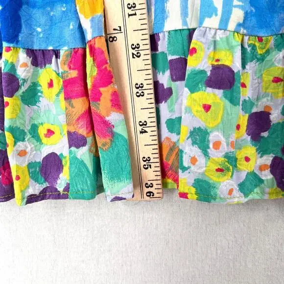 JAMS WORLD Hattie V Neck Dress Medium Creatures of the Sea Hawaiian Fish Vintage - Picture 12 of 12